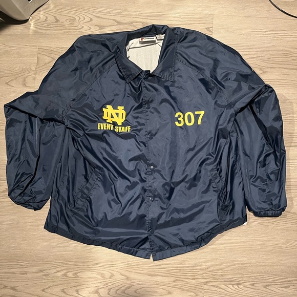 Notre Dame polyester wind breaker jacket - Picture 1 of 3